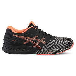 Asics Fuzex Women's Running Shoes, Black/Pink